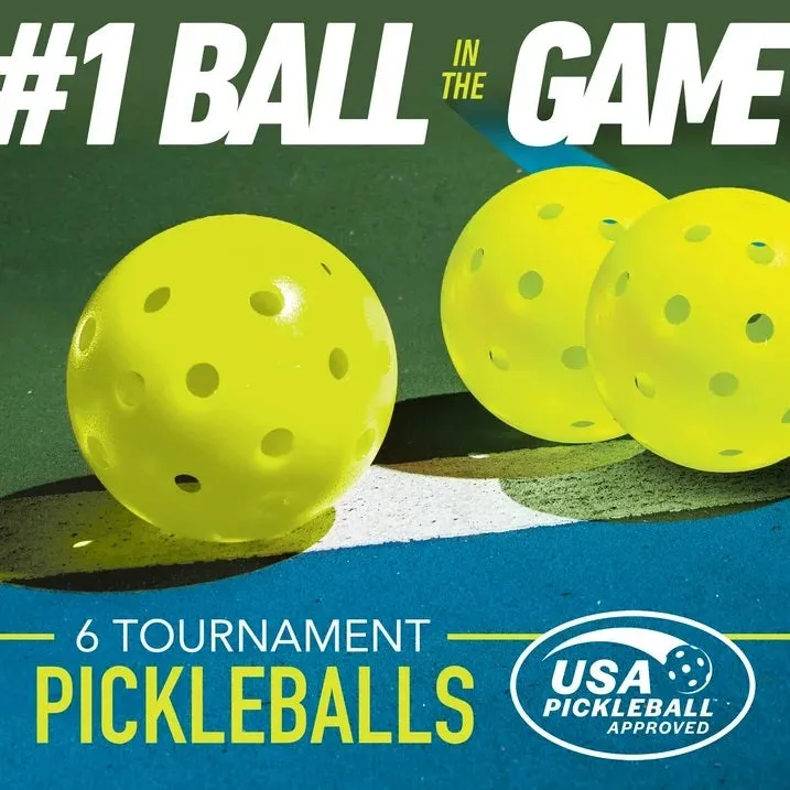 6-Pack X-40 Performance Pickleballs 52960