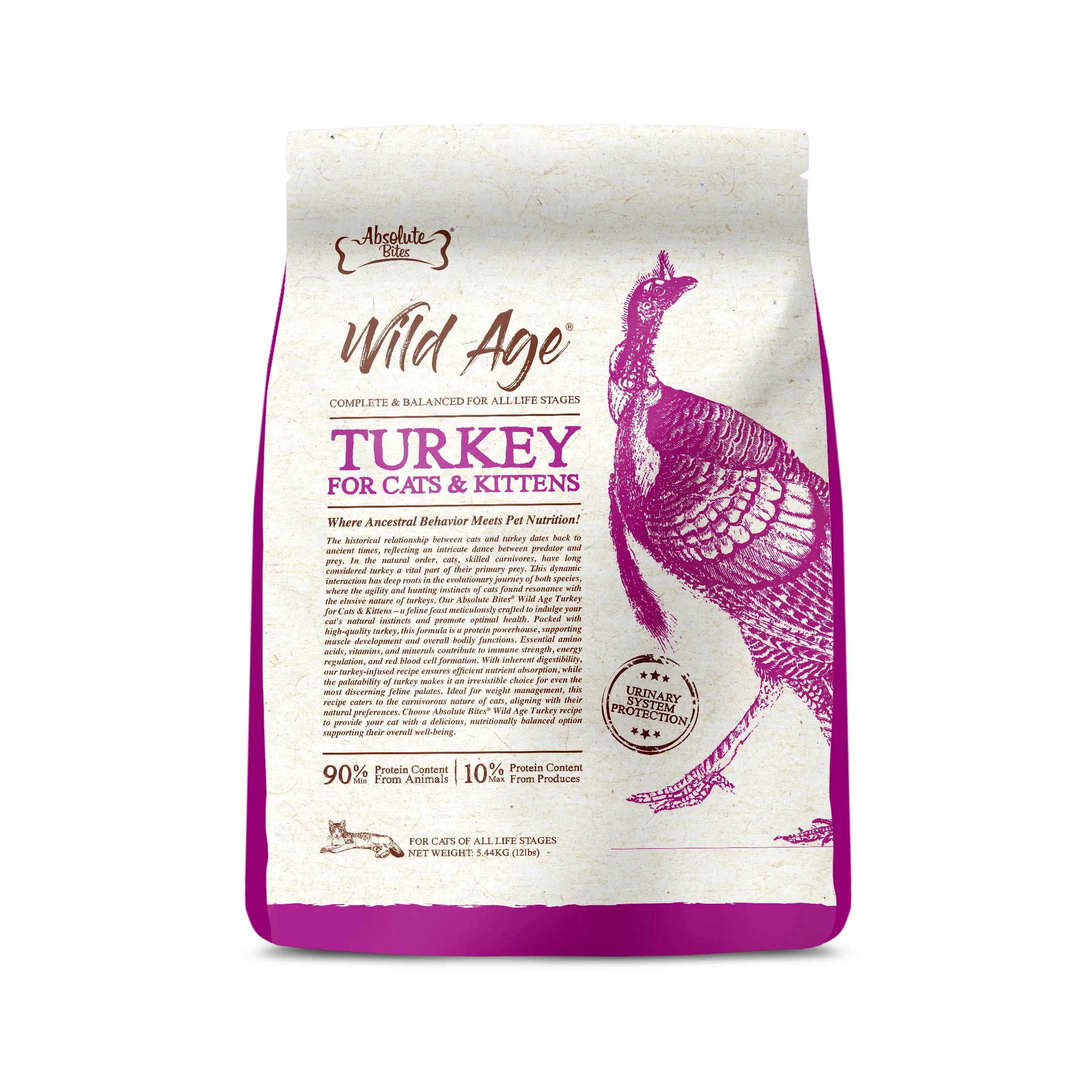 Absolute Bites Wild Age Dry Cat Food 3.3lbs
