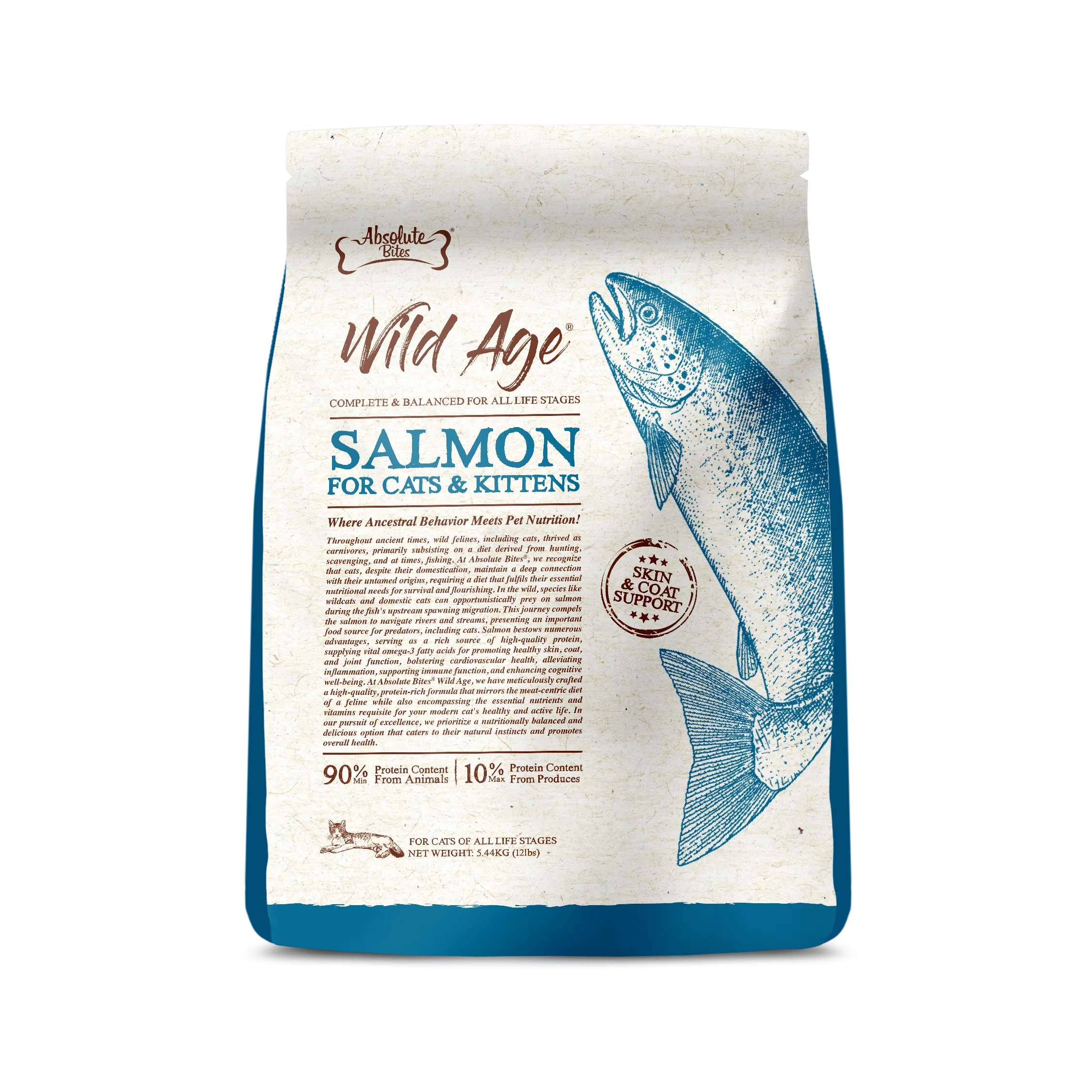 Absolute Bites Wild Age Dry Cat Food 3.3lbs