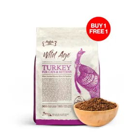 Absolute Bites Wild Age Dry Cat Food - Turkey (3.3lbs)