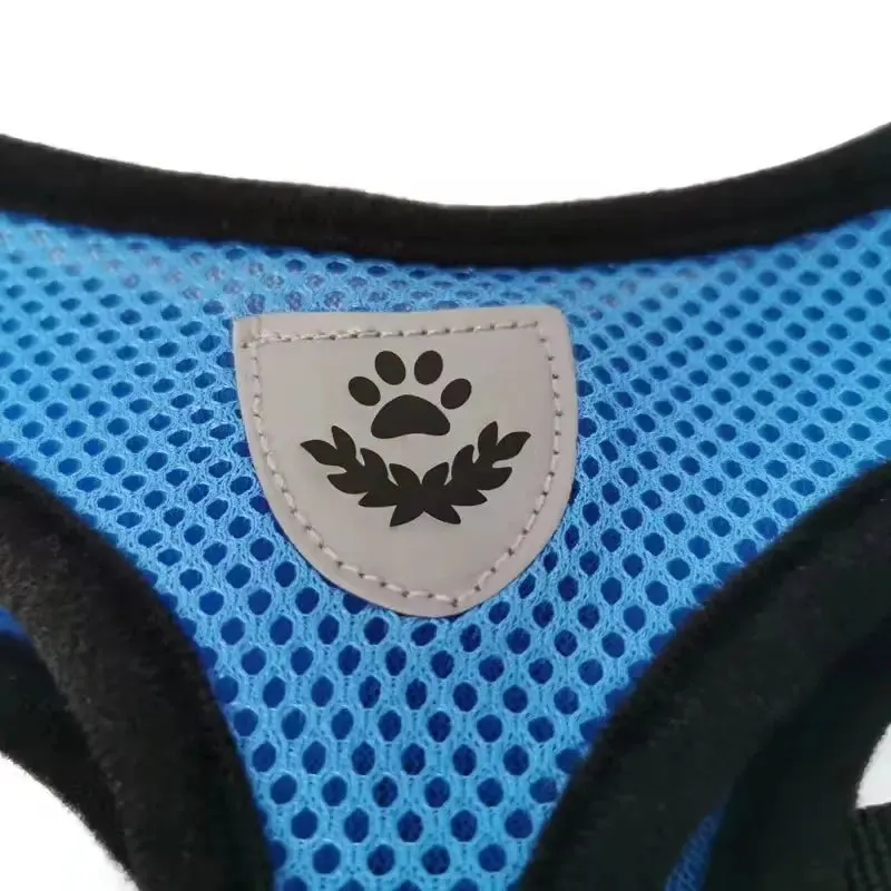 Adjustable Mesh Dog Harness Set