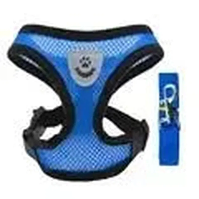 Adjustable Mesh Dog Harness Set
