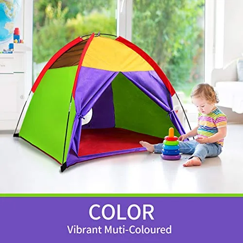 Alvantor Kids Tents Indoor Children Play Tent For Toddler Tent For Kids Pop Up Tent Boys Girls Toys Indoor Outdoor Playhouse Camping Playground 8010 Rainbow 48”x48”x42"