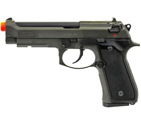 ANM CUSTOMS Cerakote KWA M9 Tactical PTP Gas Blowback Airsoft Pistol - OD Green