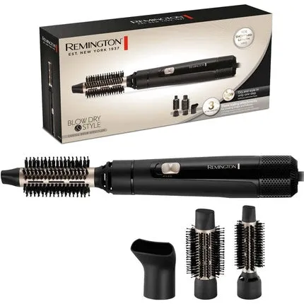 As7300 800W Blow Dry and Styling Brush with Variable Temperature and Multiple Attachments , Remington