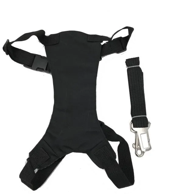 Auto Travel Dog Harness Lead Leash Seat Belt