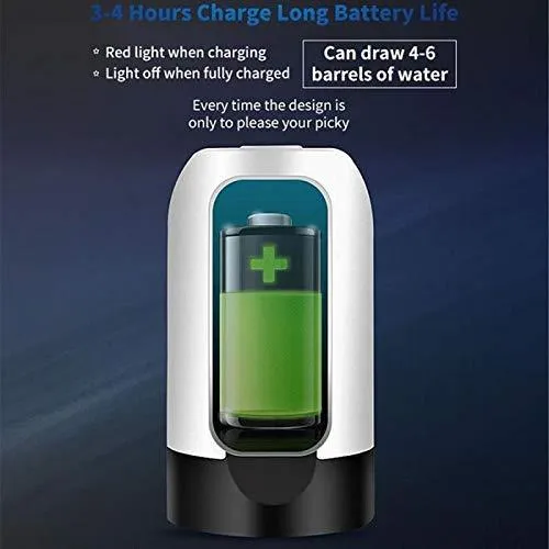 Automatic Wireless Water Can Dispenser Pump with Rechargeable Battery for 20 L Bottle Can