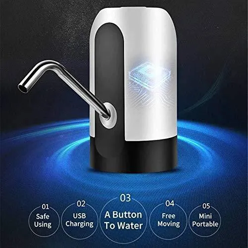 Automatic Wireless Water Can Dispenser Pump with Rechargeable Battery for 20 L Bottle Can