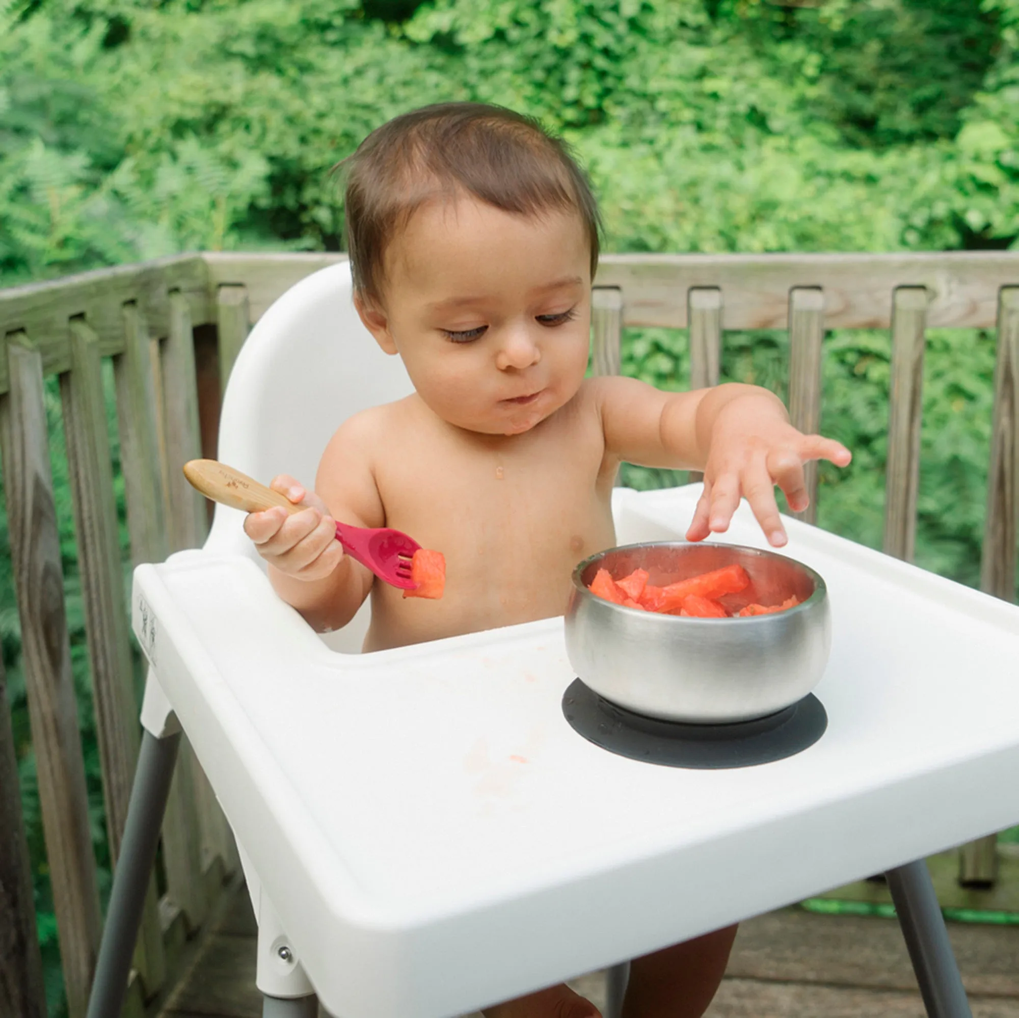 Baby Bowl   Storage Lid | Stainless Steel & Silicone