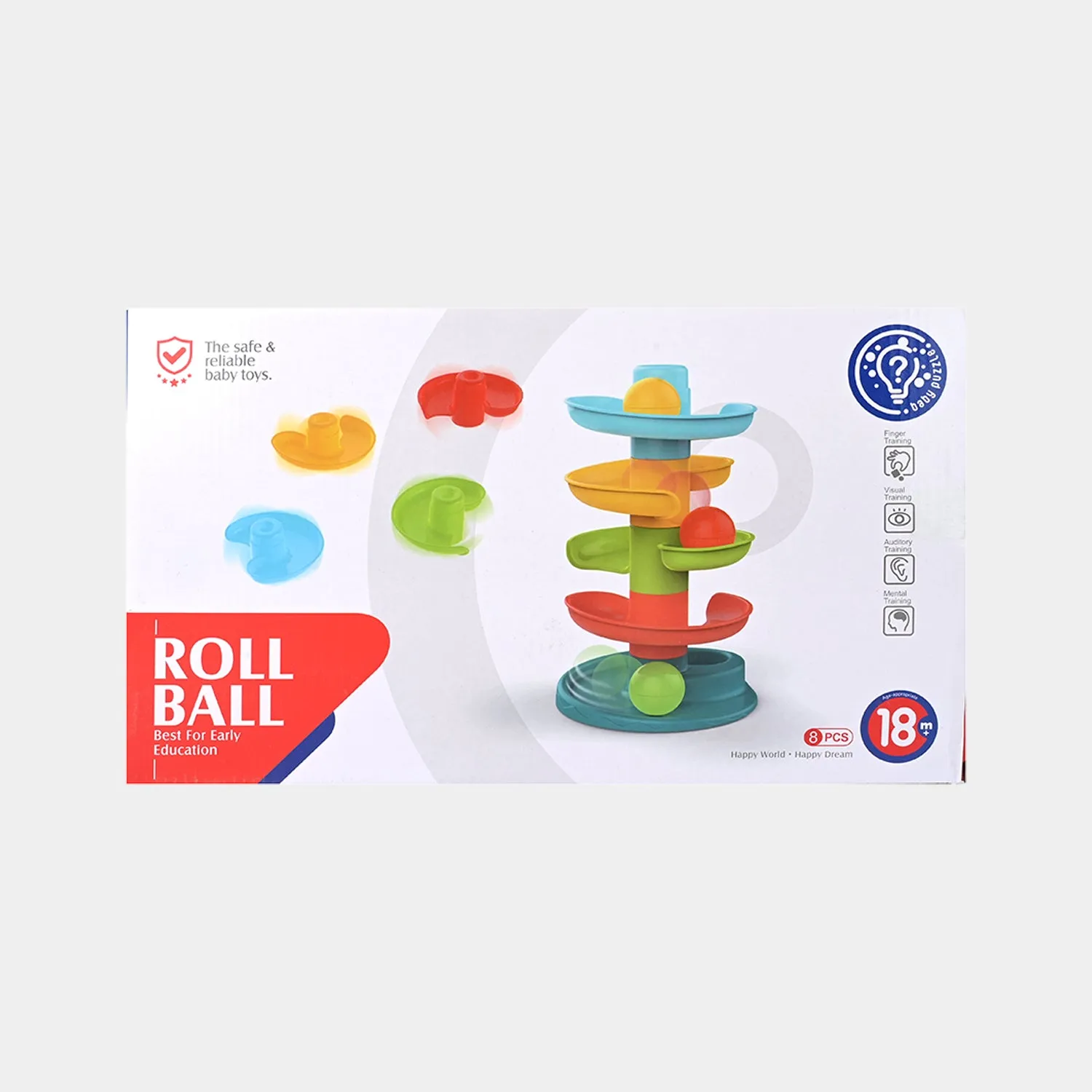 Baby Roll Ball Tower Educational Toy