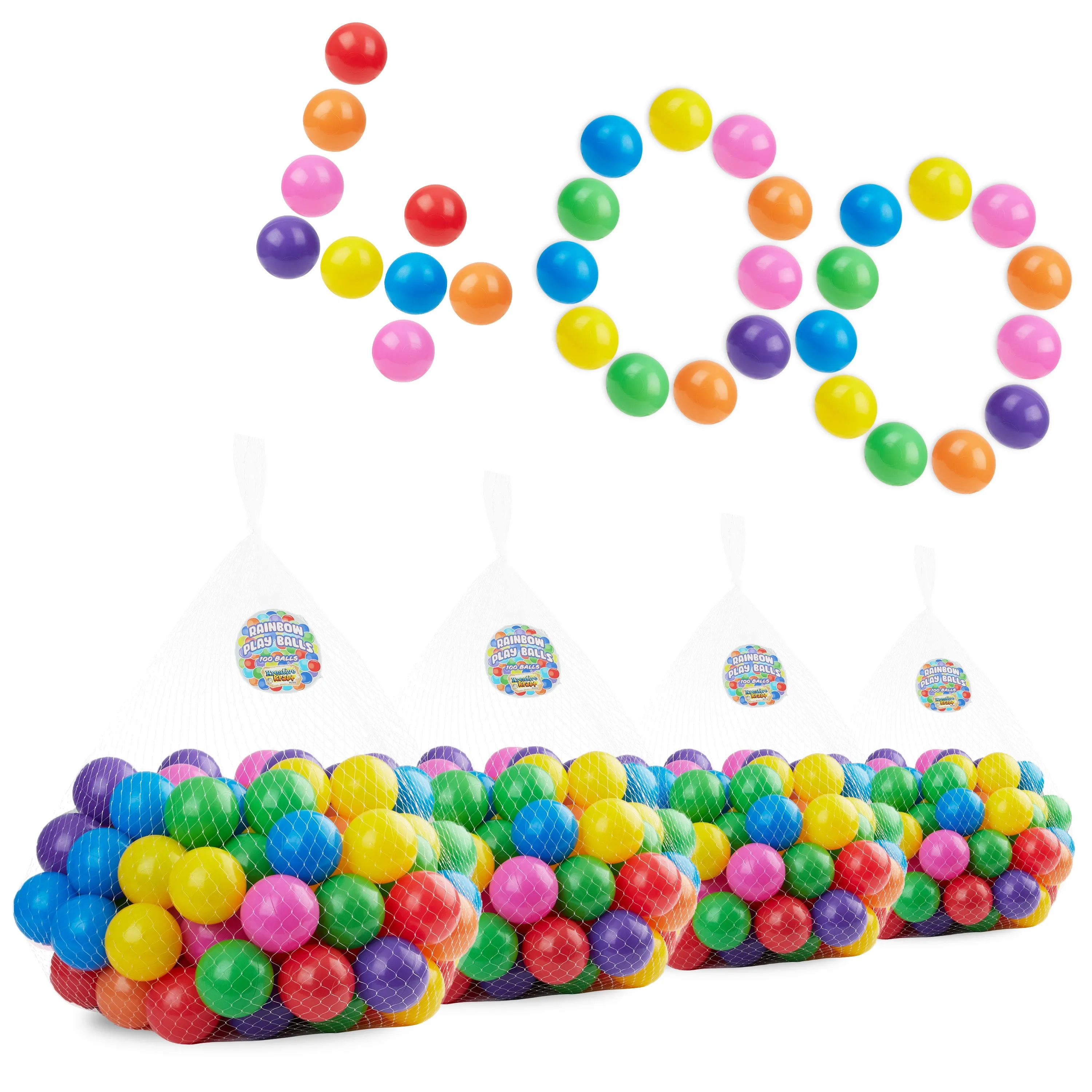 Ball Pit Balls Summer Outdoor Indoor Soft Balls - 400 Balls