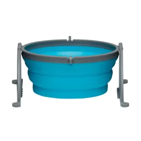 BELLA ROMA SILICONE TRAVEL BOWL LARGE BLUE