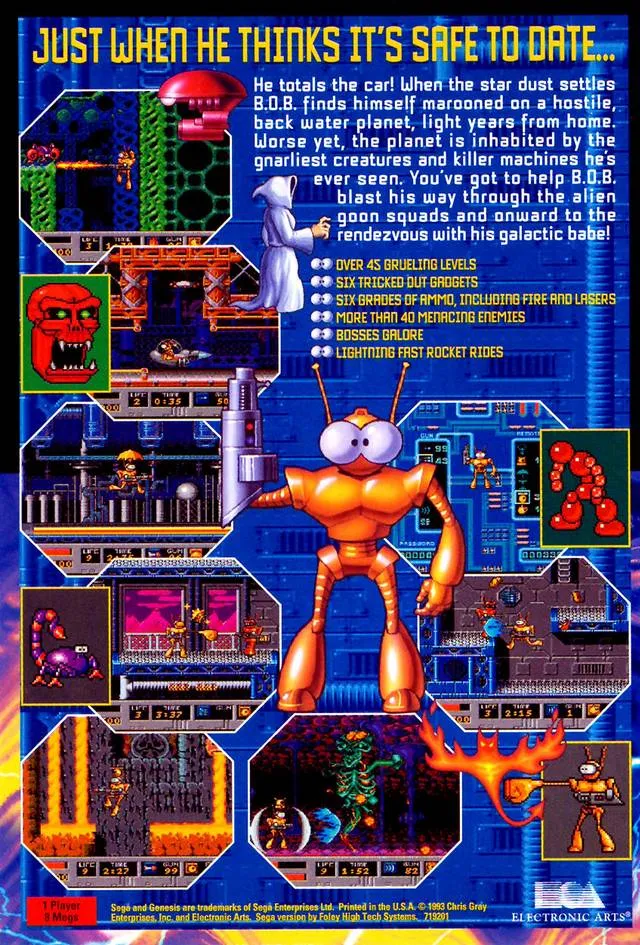 B.O.B. - Sega Genesis Pre-Played
