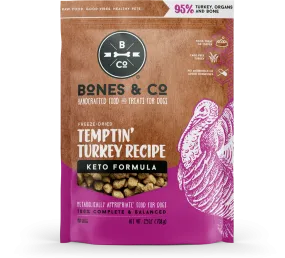 Bones & Co Temptin' Turkey Recipe 25-oz, Freeze-Dried Dog Food