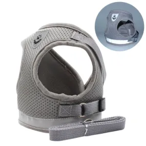 Breathable Harness And Leash Vest Adjustable Easy Control