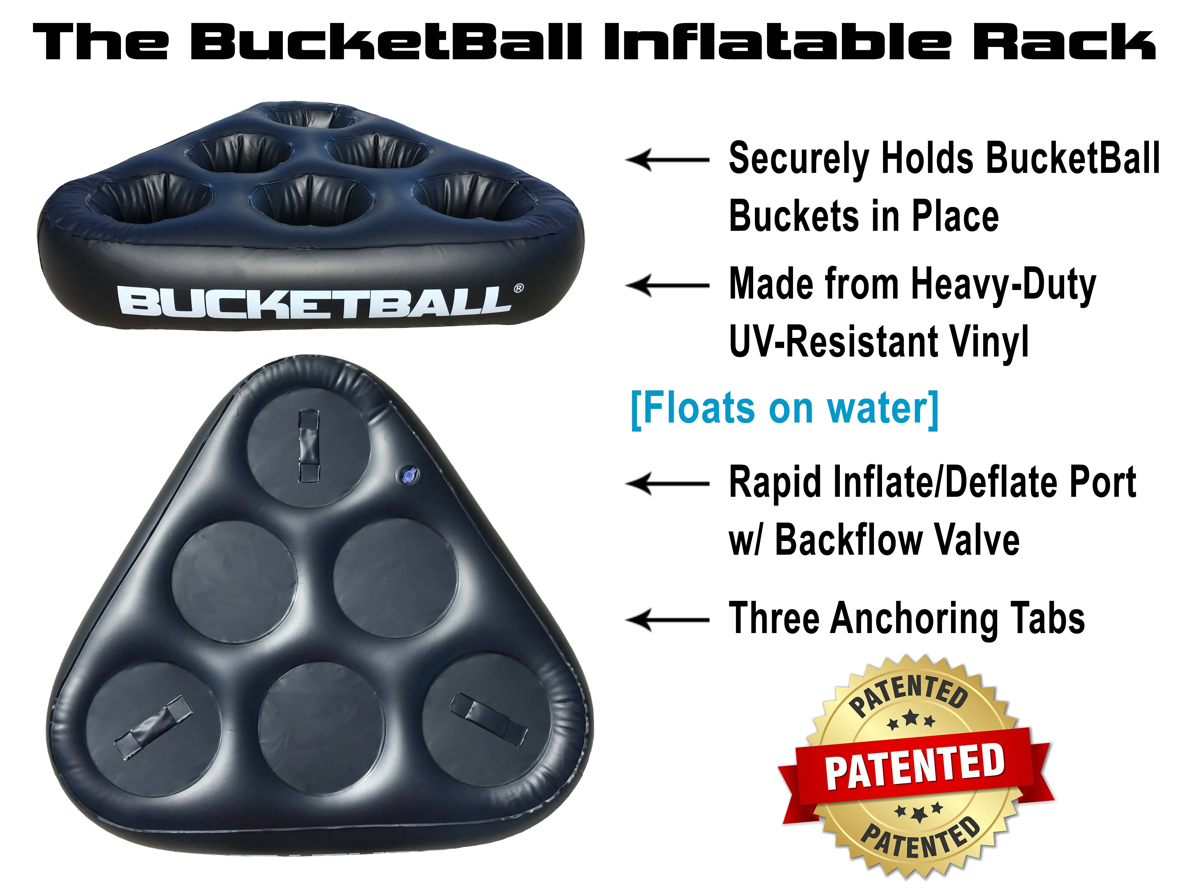 BucketBall - Team Color Edition - Party Pack (Black/White)