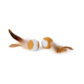 Bud Z Cat Toy Bulk Ball With Feather