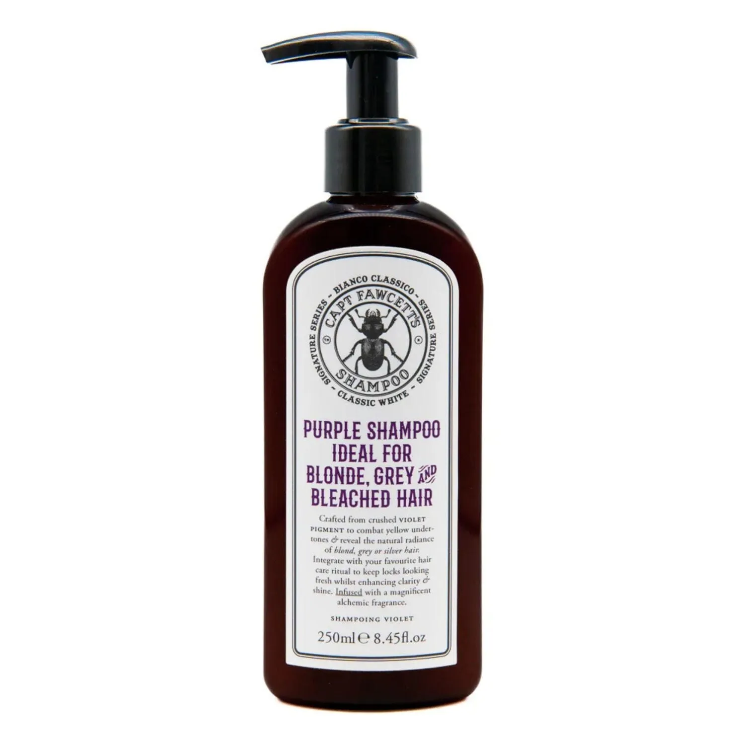 Captain Fawcett's Bianco Classico Purple Shampoo (250ml)
