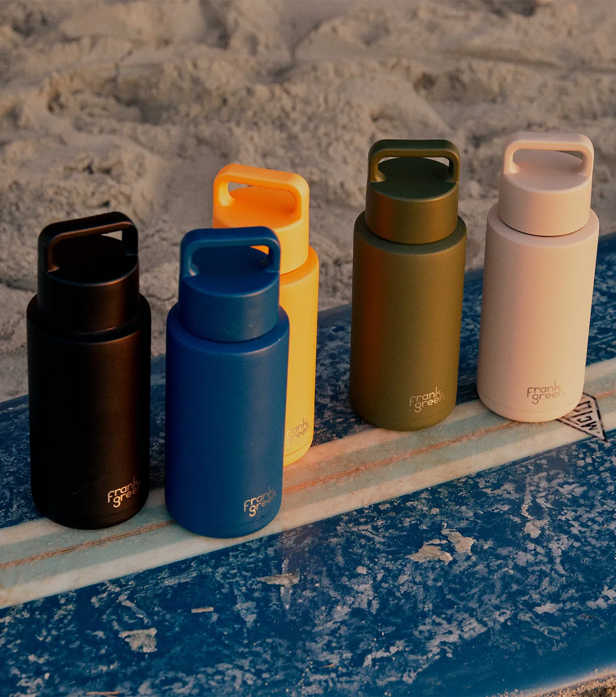 Ceramic Reusable Bottle (Grip Finish) with Grip Lid - 34oz / 1,000ml