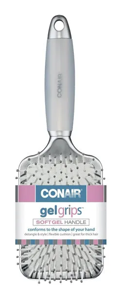 CONAIR - Gel Grips Paddle Hair Brush - 1 Brush