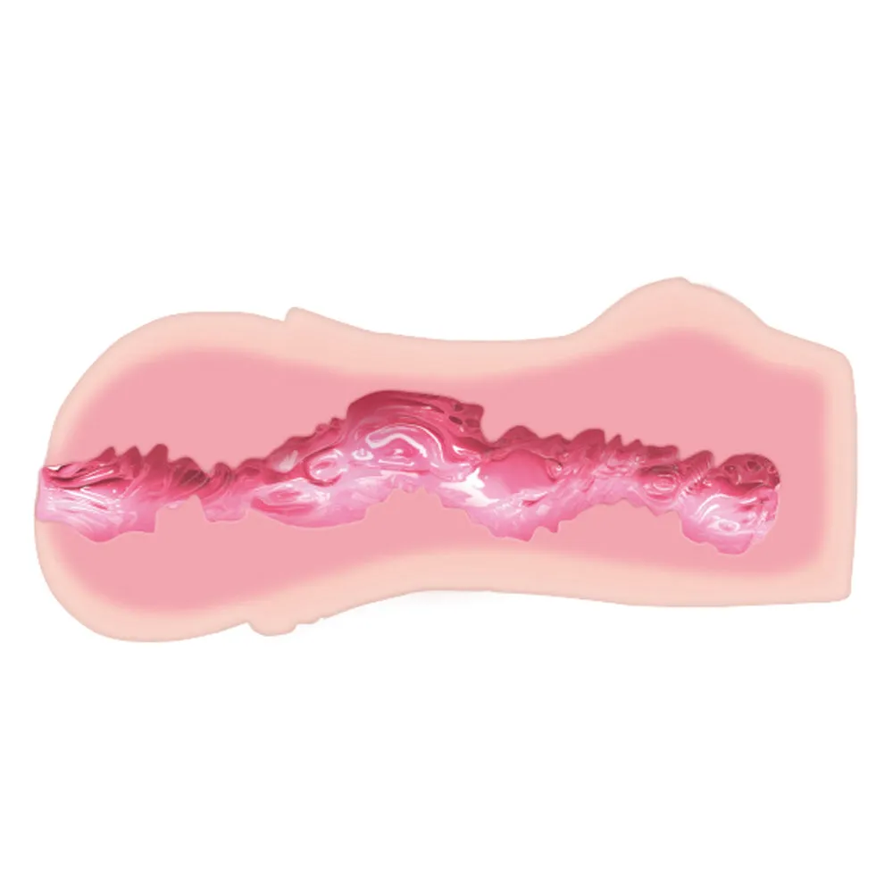 Crazy Bull 3D Vagina Masturbator With Elastic Skin Texture