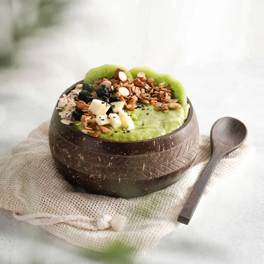 Eco-friendly Coconut Bowls & Spoons - Set of 4