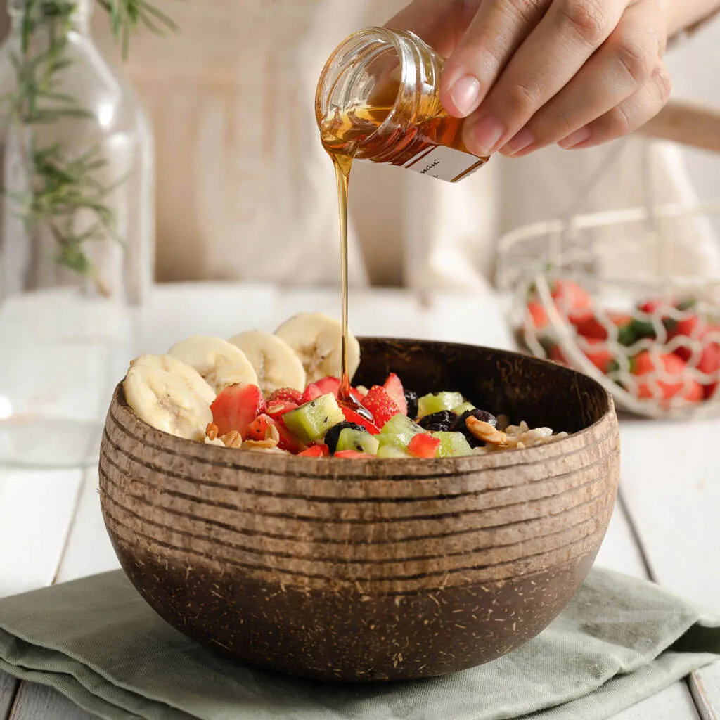 Eco-friendly Coconut Bowls & Spoons - Set of 4