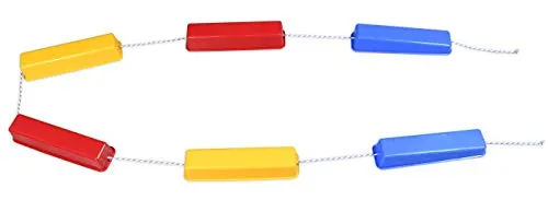 Edx Education Step-a-Logs - Balance Beam for Kids - Indoor and Outdoor - Stackable - Build Coordination and Confidence - Physical and Imaginative Play