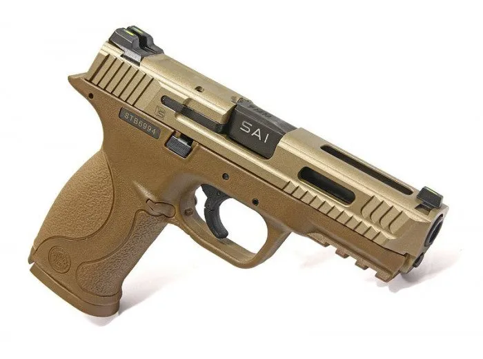 EMG - SAI Licensed S&W M&P 9 Full Size GBB Pistol (TAN)