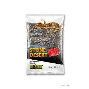 Exo Terra Stone Desert Substrate Black- 22lbs