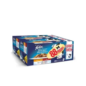 Felix As Good As It Looks Doubly Delicious Meaty Selection in Jelly Cat Food Giant Pack