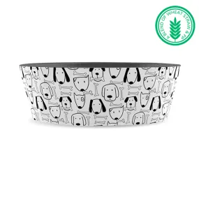 Friendly Faced Dog Bowl