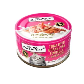 Fussie Cat Tuna/Ocean Fish Goat-2.47 ozs