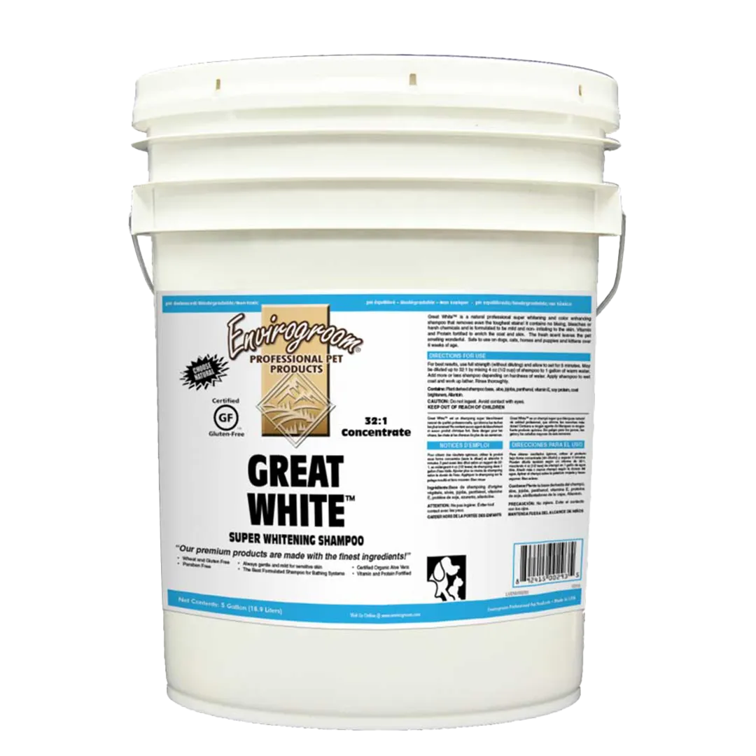 Great White Shampoo 5 Gallons by Envirogroom
