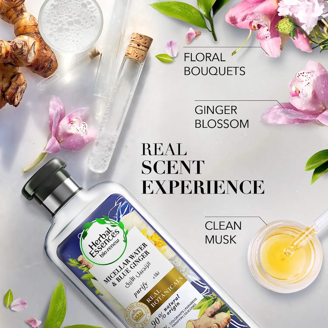Herbal Essences Shampoo Micelar Water & Ginger 400ml