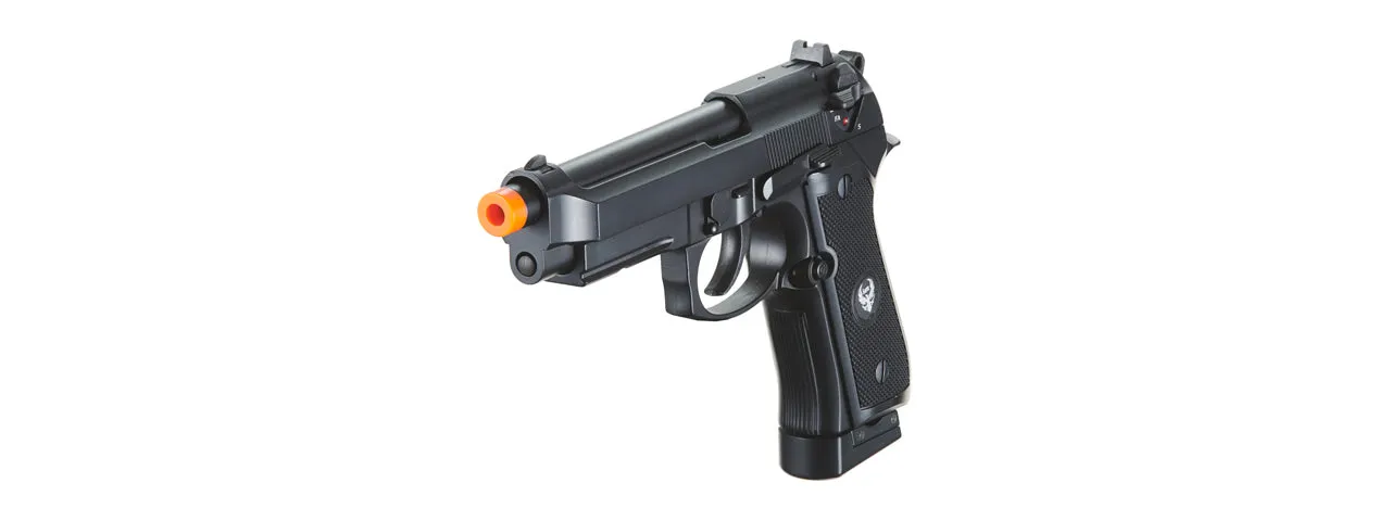HFC Metal Full-Automatic M9 Co2 Gas Blowback Airsoft Pistol (Color: Black)