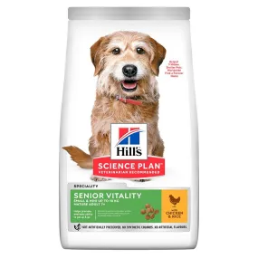 Hill's Science Plan Adult 7  Senior Vitality Small and Mini Chicken Dog Food