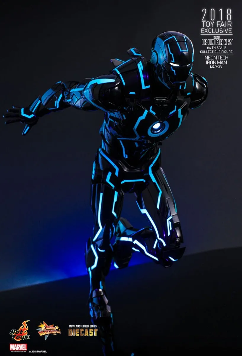 HOT TOYS MARVEL IRON MAN 2: NEON TECH COLLECTIBLE FIGURE MARK IV 1/6 - MMS485-D24