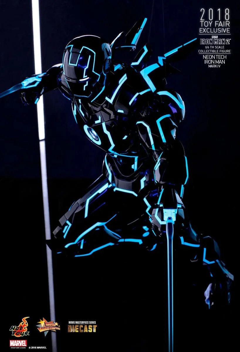 HOT TOYS MARVEL IRON MAN 2: NEON TECH COLLECTIBLE FIGURE MARK IV 1/6 - MMS485-D24