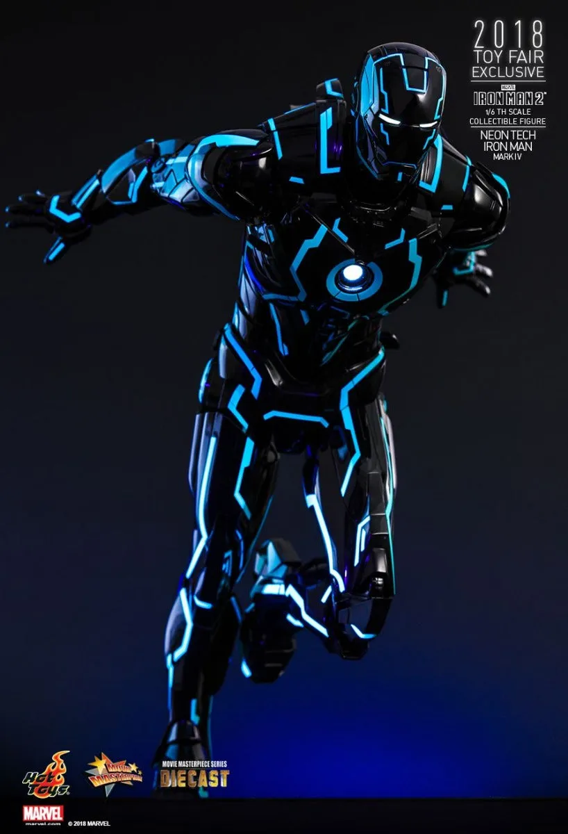 HOT TOYS MARVEL IRON MAN 2: NEON TECH COLLECTIBLE FIGURE MARK IV 1/6 - MMS485-D24