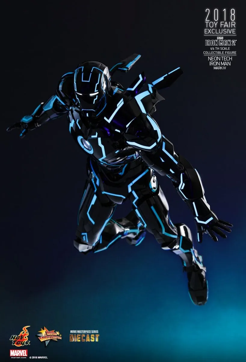 HOT TOYS MARVEL IRON MAN 2: NEON TECH COLLECTIBLE FIGURE MARK IV 1/6 - MMS485-D24