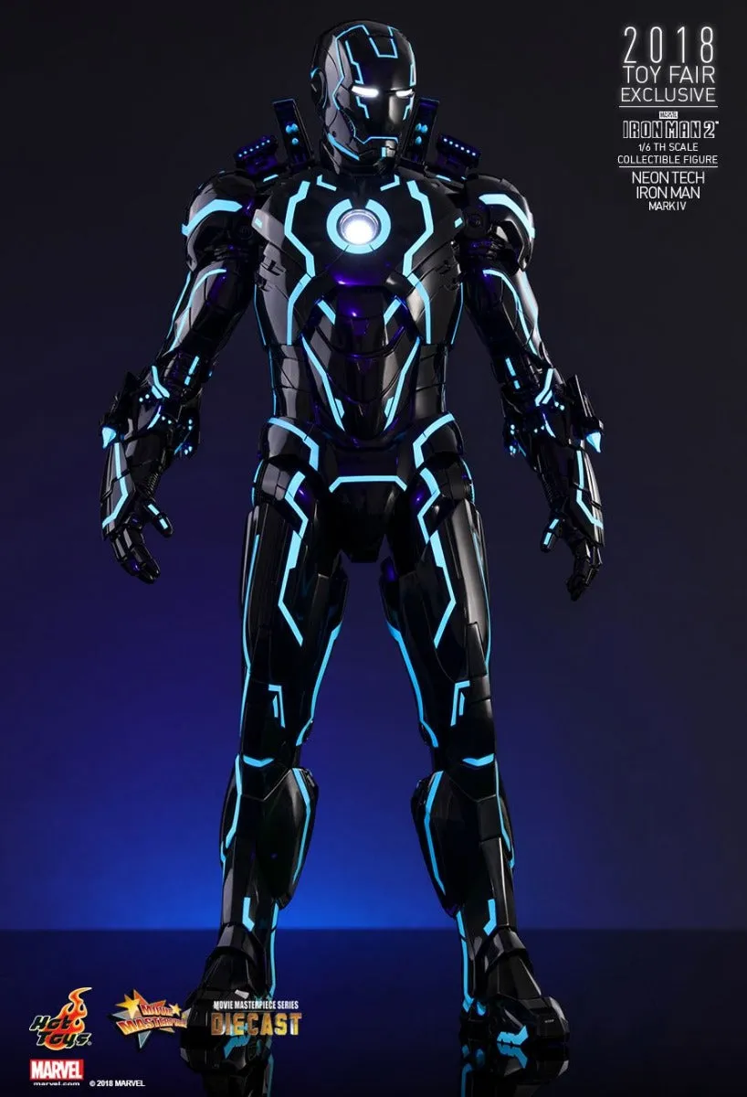 HOT TOYS MARVEL IRON MAN 2: NEON TECH COLLECTIBLE FIGURE MARK IV 1/6 - MMS485-D24