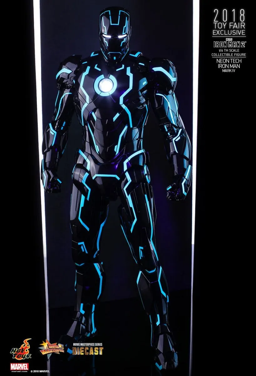 HOT TOYS MARVEL IRON MAN 2: NEON TECH COLLECTIBLE FIGURE MARK IV 1/6 - MMS485-D24