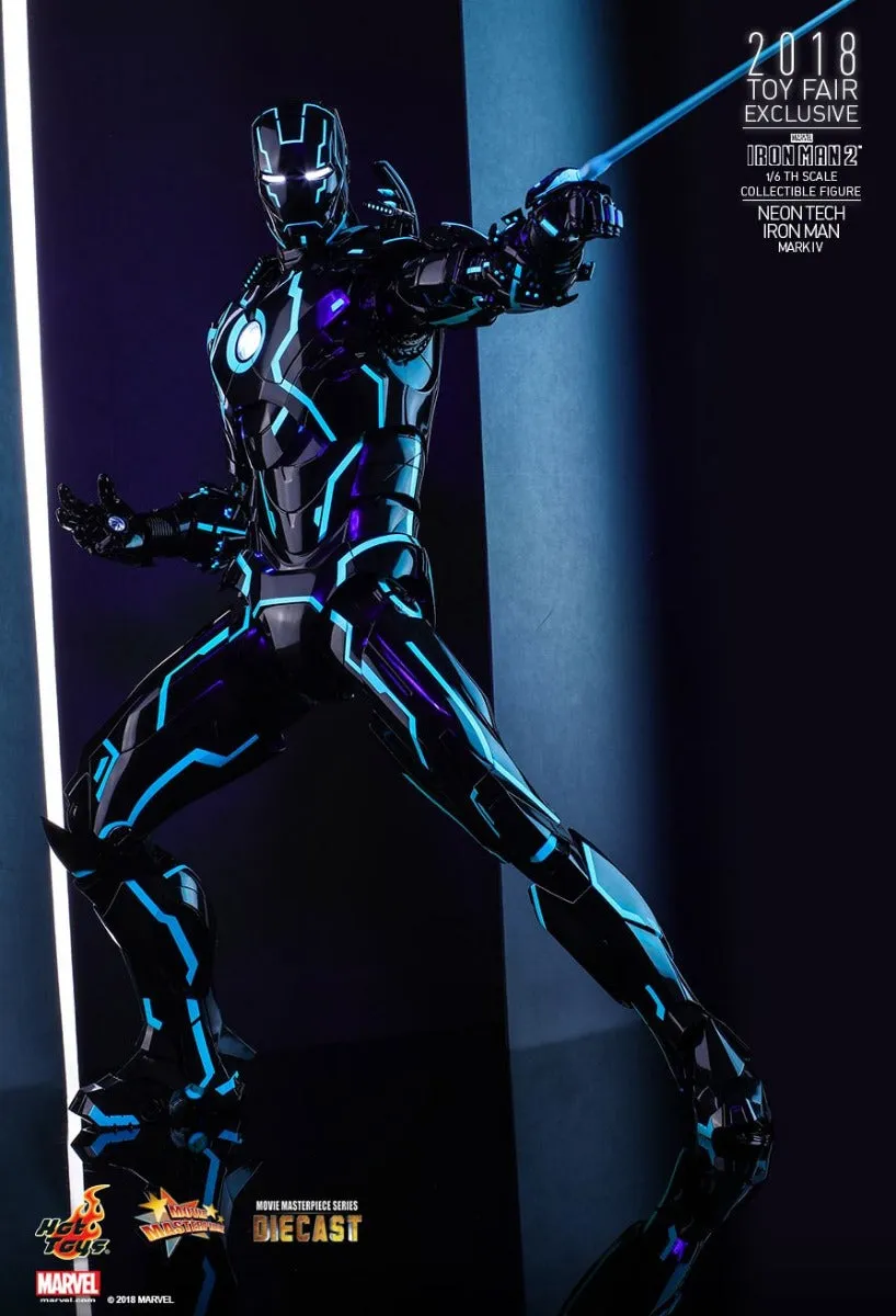 HOT TOYS MARVEL IRON MAN 2: NEON TECH COLLECTIBLE FIGURE MARK IV 1/6 - MMS485-D24