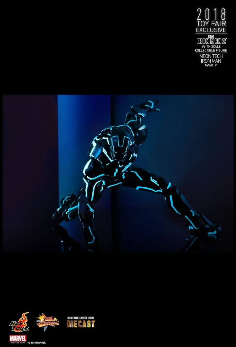 HOT TOYS MARVEL IRON MAN 2: NEON TECH COLLECTIBLE FIGURE MARK IV 1/6 - MMS485-D24