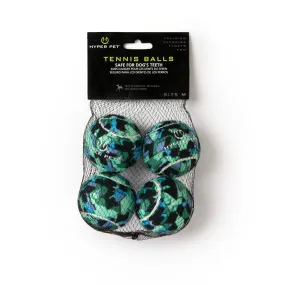 Hyper Pet Camo Tennis Ball 4 Pack