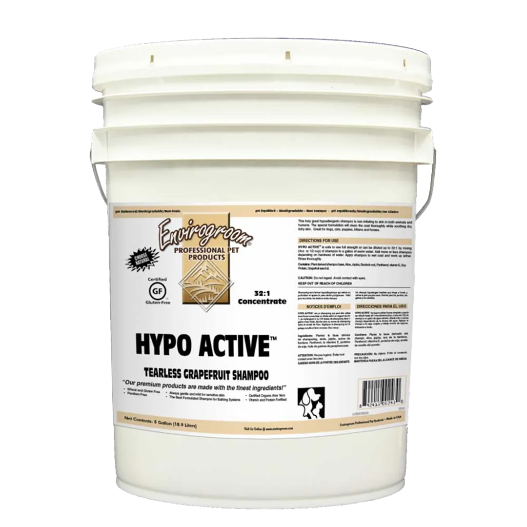 Hypo Active Shampoo 5 Gallons by Envirogroom