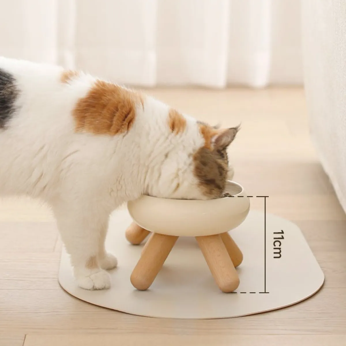 Injoya Gulu Pink Pet Food Bowl 17.4 cm