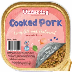 KOHE-VERSARY 8% OFF: Underdog Cooked Pork Complete & Balanced Frozen Dog Food 150g
