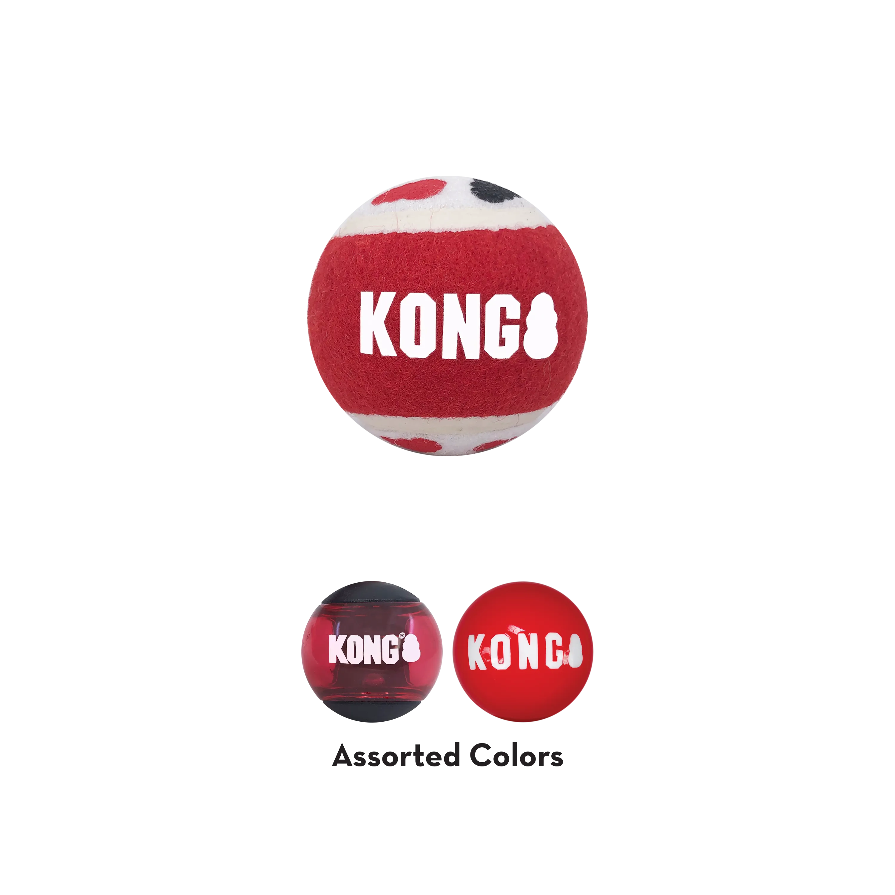 KONG Signature Balls Dog Toy 3-Pk